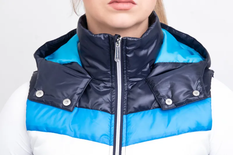 Coldstream Southdean Quilted Gilet - Navy/White/Blue-3